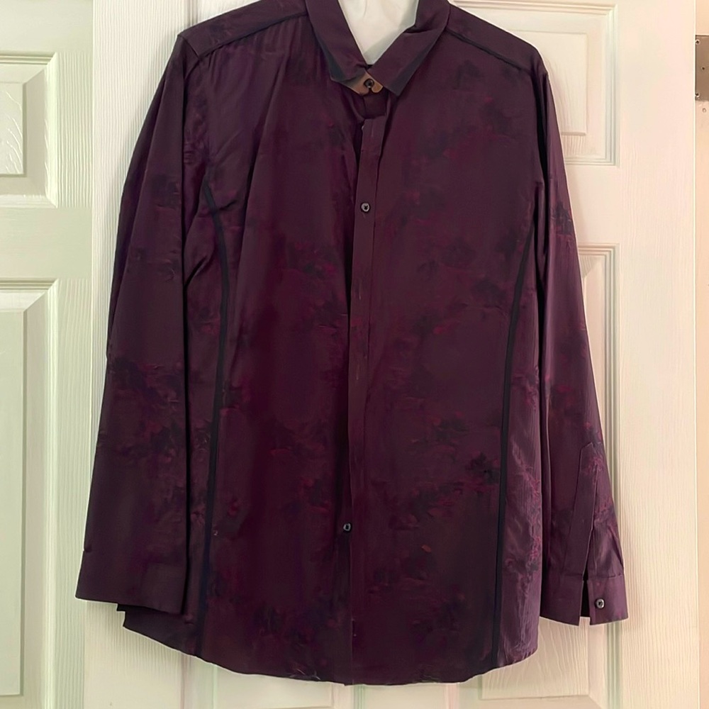 Mens INC slim fit dress shirt